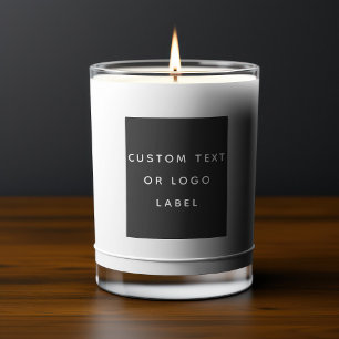 Minimalistischer benutzerdefinierter Text oder Log Lebensmitteletikett