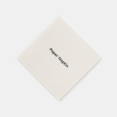 Minimalistischer benutzerdefinierter Text Personal Serviette (Ecke)
