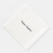 Minimalistischer benutzerdefinierter Text Personal Serviette (Ecke)