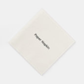 Minimalistischer benutzerdefinierter Text Personal Serviette (Ecke)