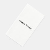 Minimalistischer benutzerdefinierter Text Personal Serviette (Ecke)