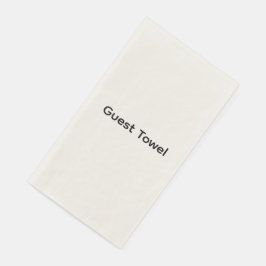 Minimalistischer benutzerdefinierter Text Personal Serviette
