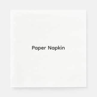 Minimalistischer benutzerdefinierter Text Personal Serviette