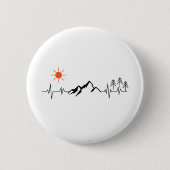 minimalistischer Berg Button (Vorderseite)
