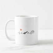 minimalistischer Berg Kaffeetasse (Links)