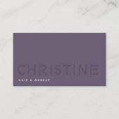 Minimalistischer beruflicher Buchstabencode Qr Visitenkarte (Vorderseite)