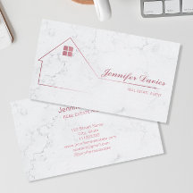 Minimalistischer Beruflicher Marmor Real Anwesen A