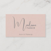 Minimalistischer beruflicher Qr-Code Visitenkarte (Vorderseite)