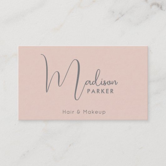 Minimalistischer beruflicher Qr-Code Visitenkarte (Vorderseite)