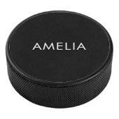 Minimalistischer Beruflicher Schlichter Name Eishockey Puck (3/4)