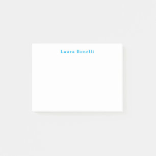Minimalistischer Beruflicher Schlichter Name Post-it Klebezettel