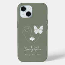 Minimalistischer Beruflicher Schönheitssalon Grün