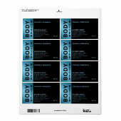 Minimalistischer, beruflicher, schwarzer Karosseri (Vorne)