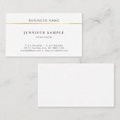 Minimalistischer beruflicher visitenkarte (Vorne/Hinten)