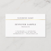 Minimalistischer beruflicher visitenkarte (Vorderseite)