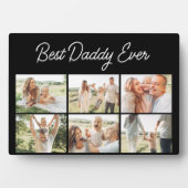 Minimalistischer Best Daddy Ever individueller 6-F Fotoplatte (Vorderseite)