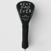 Minimalistischer Bestever Vater Golf Headcover (Vorderseite)