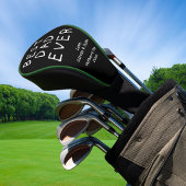 Minimalistischer Bestever Vater Golf Headcover