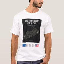 Minimalistischer Bethpage Black Ryder Cup Line Art