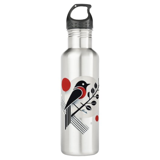 Minimalistischer Bird Stainless Steel Wasserflasch Edelstahlflasche (Vorderseite)