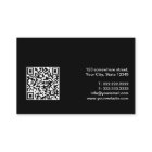 Minimalistischer Black QR Code