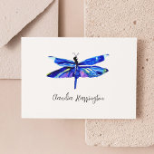 Minimalistischer Blaue Libelle Elegante Natur Insp