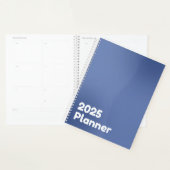 Minimalistischer Blauer Farbverlauf 2025 Planer (Anzeige)