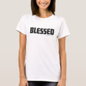 Minimalistischer BLESSED Psalm 119:1 Christlicher T-Shirt (Vorderseite)