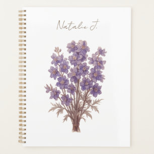 Minimalistischer Blumenplaner, personalisierter La Planer