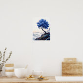 Minimalistischer Blumenposter Poster (Küche)