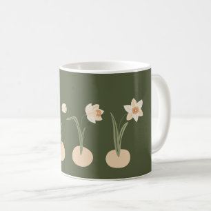 Minimalistischer Blumenzauber, Naturlich Kaffeetasse