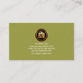 Minimalistischer BODMAS Symbol Match Tutor Visitenkarte (Rückseite)