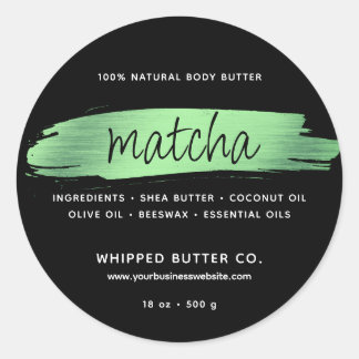 Minimalistischer Body Butter Kleines Unternehmen G Runder Aufkleber