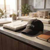 Minimalistischer Bogen Custom | Klassische Mitarbe Bestickte Baseballkappe