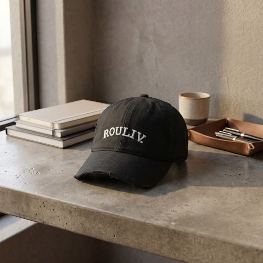 Minimalistischer Bogen Custom | Klassische Mitarbe Bestickte Baseballkappe