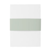 Minimalistischer Bohemischer Bereich Einladungsbanderole (Rückseitenbeispiel)