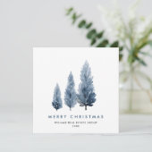 Minimalistischer Bohemischer Pine Tree Weihnachten (Stehend Vorderseite)