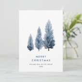 Minimalistischer Bohemischer Pine Tree Weihnachten (Stehend Vorderseite)