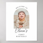 Minimalistischer Boho-Junge-Mädchen-JEDES ALTER Ge Poster (Vorne)
