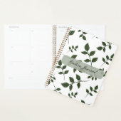 Minimalistischer Botanischer Blätter Personalisier Planer (Anzeige)