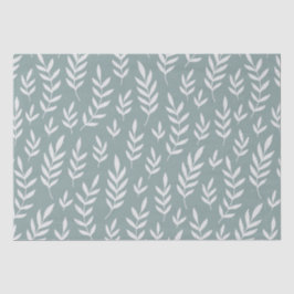 MINIMALISTISCHER BOTANISCHER SAT GRÜNES LEAF FOLIA SEIDENPAPIER