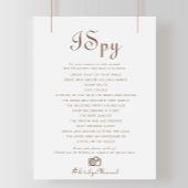 Minimalistischer brauner Abend Boho I Spy Wedding