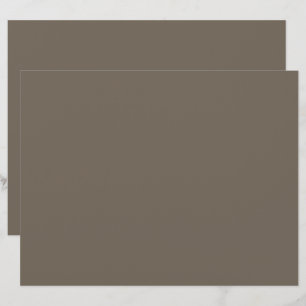Minimalistischer brauner Briefkopf   Saubere moder
