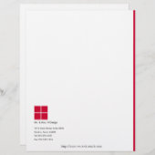 Minimalistischer Briefkopf mit einfachem Logo (Vorne/Hinten)