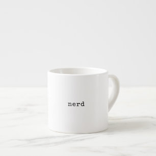 Minimalistischer Bücherwurm buchen Nerd Espressotasse
