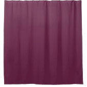 Minimalistischer Burgundy-Duschvorhang Duschvorhang (Vorderseite)
