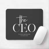 Minimalistischer CEO-Mauspad | Personalisiert Mousepad (Mit Mouse)