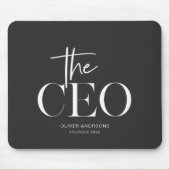 Minimalistischer CEO-Mauspad | Personalisiert Mousepad (Vorne)