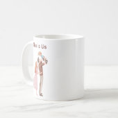 Minimalistischer Charme Das ist die Herzwärmung un Kaffeetasse (Vorderseite Links)