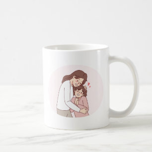Minimalistischer Charme Muttertag Stilvoll rosa We Kaffeetasse